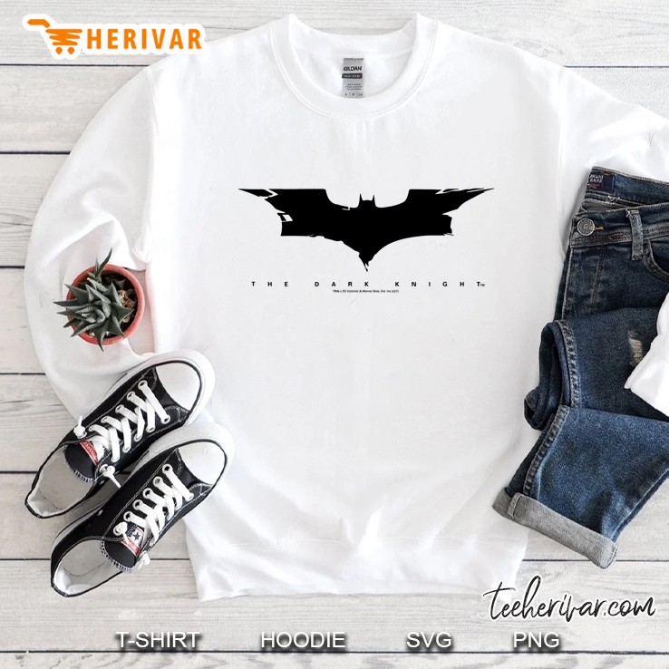 Batman Dark Knight Cracked Bat Logo Sweatshirt