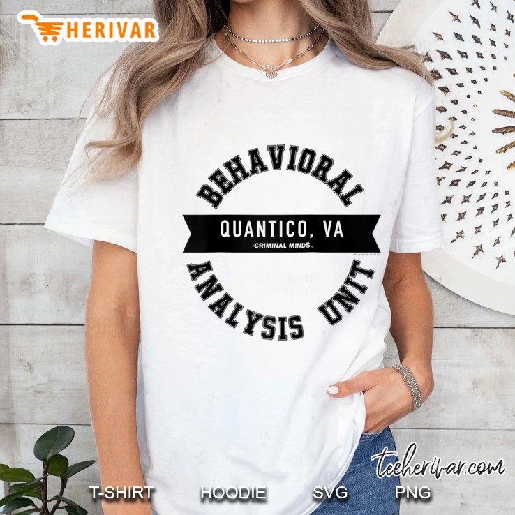 Criminal Minds Behavioral Analysis Unit Raglan Baseball Tee Ladies Tee