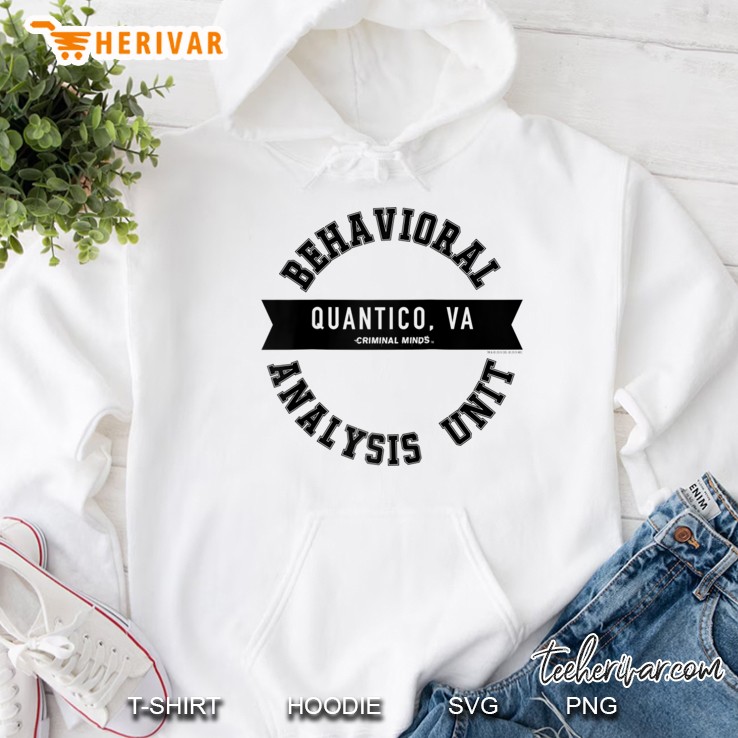 Criminal Minds Behavioral Analysis Unit Raglan Baseball Tee Hoodie