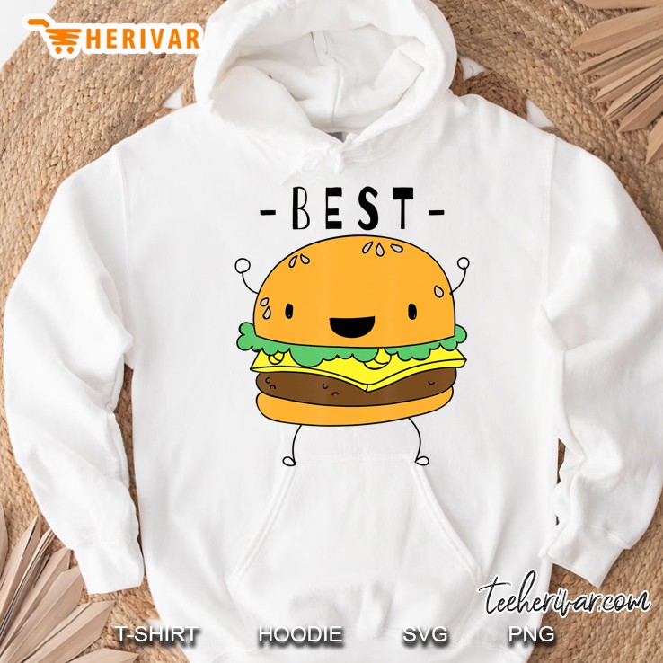 Cute Shirts Hamburger And French Fries Best Friends Hoodie