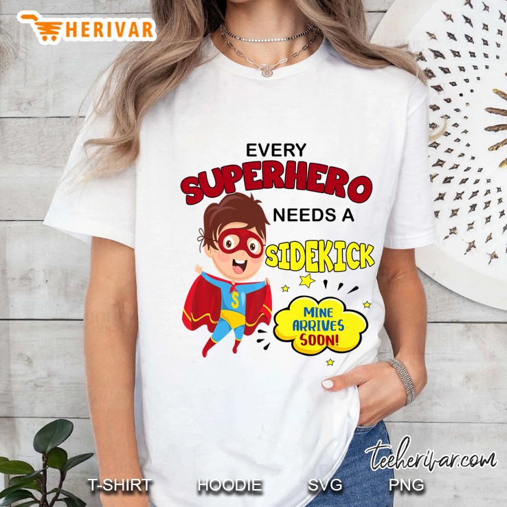 Every Superhero Needs A Sidekick New Big Brother Premium Ladies Tee