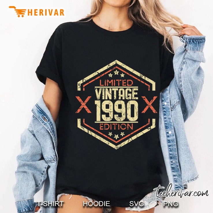 30 Year Old- 30Th Birthday Gifts For Women Men Vintage 1990 Ver2 Ladies Tee