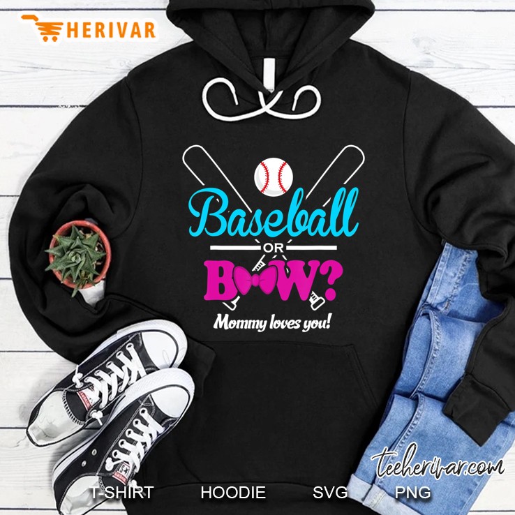 Baseball Or Bows Gender Reveal Party Mommy Loves You Mugs