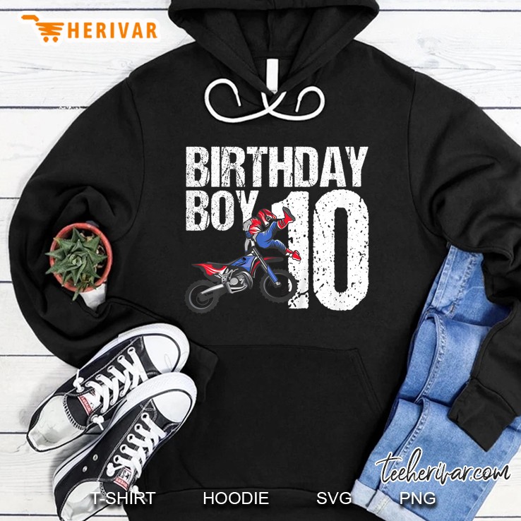 Kids 10 Year Old Dirt Bike Birthday Party Motocross Mx 10Th Gift Mugs