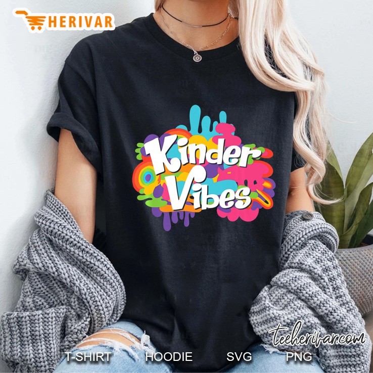Kinder Vibes, Kindergarten Student Back To School Design Premium Ladies Tee
