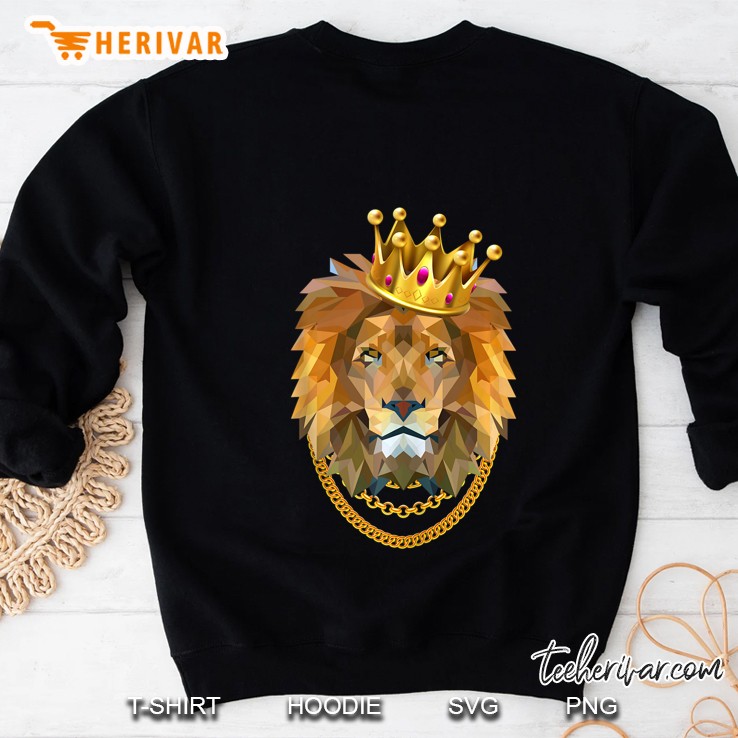 Lion Gangster Golden Crown King Tank Top Sweatshirt