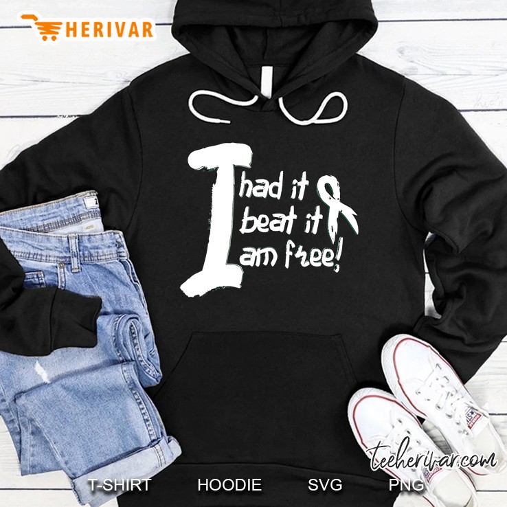 Lung Cancer Awareness Fight Cancer Ribbon Hoodie