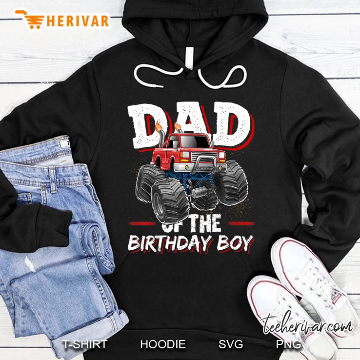 Mens Dad Of The Birthday Boy Monster Truck Birthday Novelty Gift Mugs