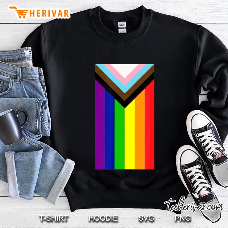 New Inclusive Lgbtq+ Pride Flag Tee Sweatshirt