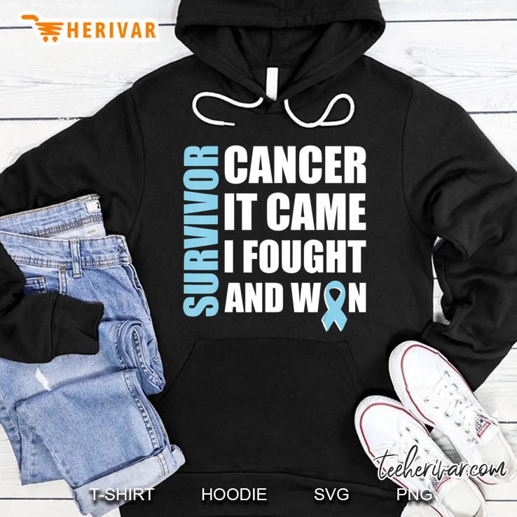 Prostate Cancer Awareness Fight Cancer Ribbon Hoodie