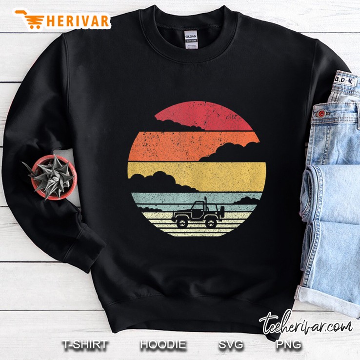 Retro Off Road, 4X4 Tank Top Sweatshirt