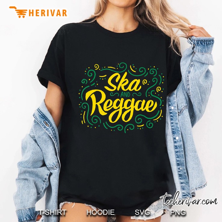 Ska & Reggae Jamaican Flag Or Jamaica Gift Hoodie