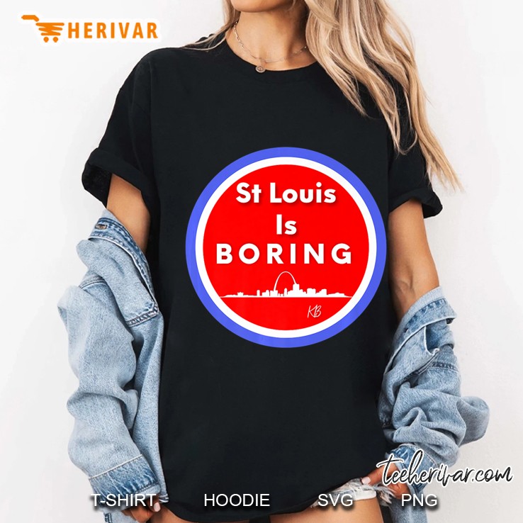 St. Louis Is Boring Funny Chicago Baseball Rivalry Premium Hoodie