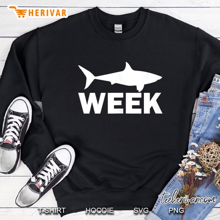 Week Of Shark Funny Sharks Great Discovery Time Tank Top Mugs