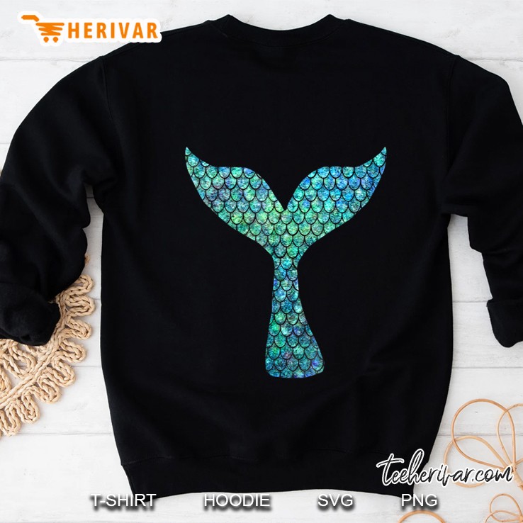 Mermaid Tail Design Sweatshirt