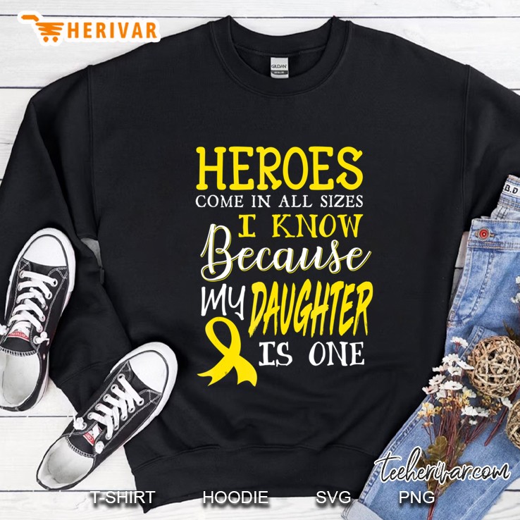 My Daughter Is A Hero Childhood Cancer Awareness Mugs