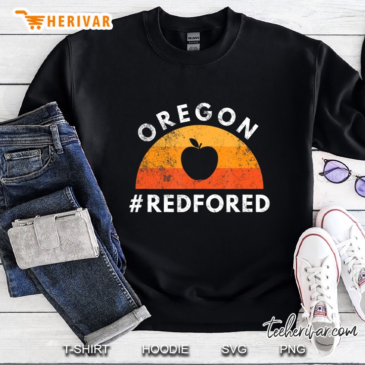 Red For Ed Oregon Teacher Public Education Supporter Sweatshirt