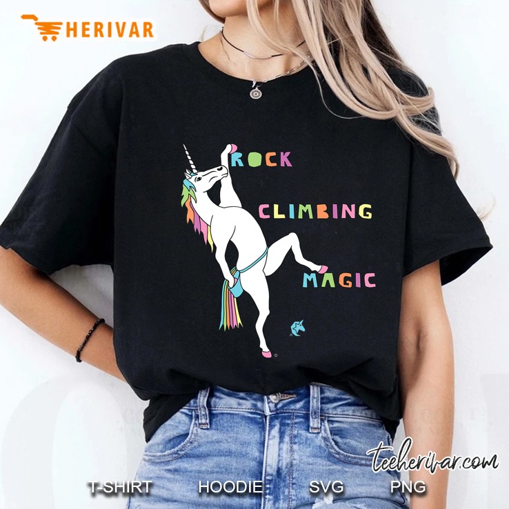 Rock Climbing Magic Unicorn Ladies Tee