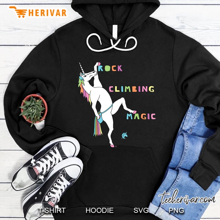 Rock Climbing Magic Unicorn Hoodie