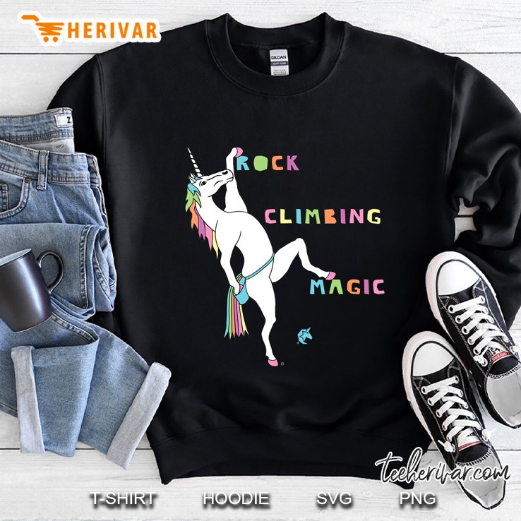 Rock Climbing Magic Unicorn Sweatshirt