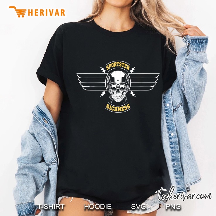 Sportster Sickness Tshirt Bagger Tshirt Ladies Tee