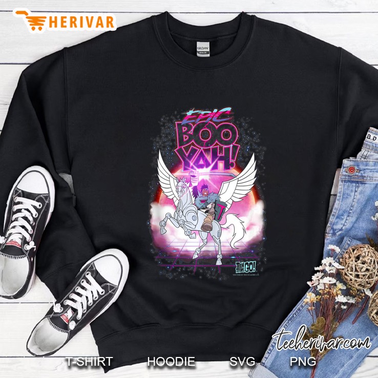 Teen Titans Go! Cyborg Epic Boo Ya Tank Top Sweatshirt