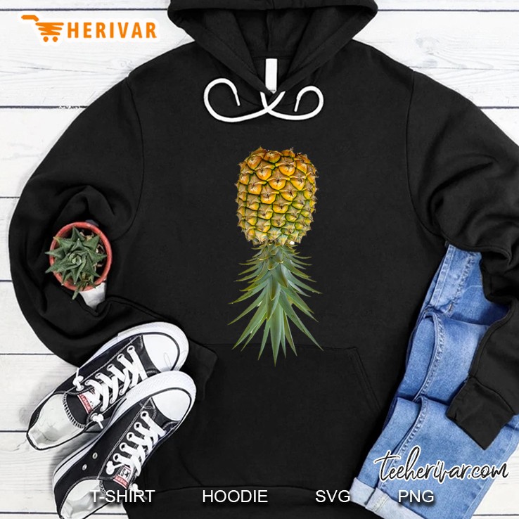 Upside Down Pineapple Swingers Lifestyle Tank Top Hoodie