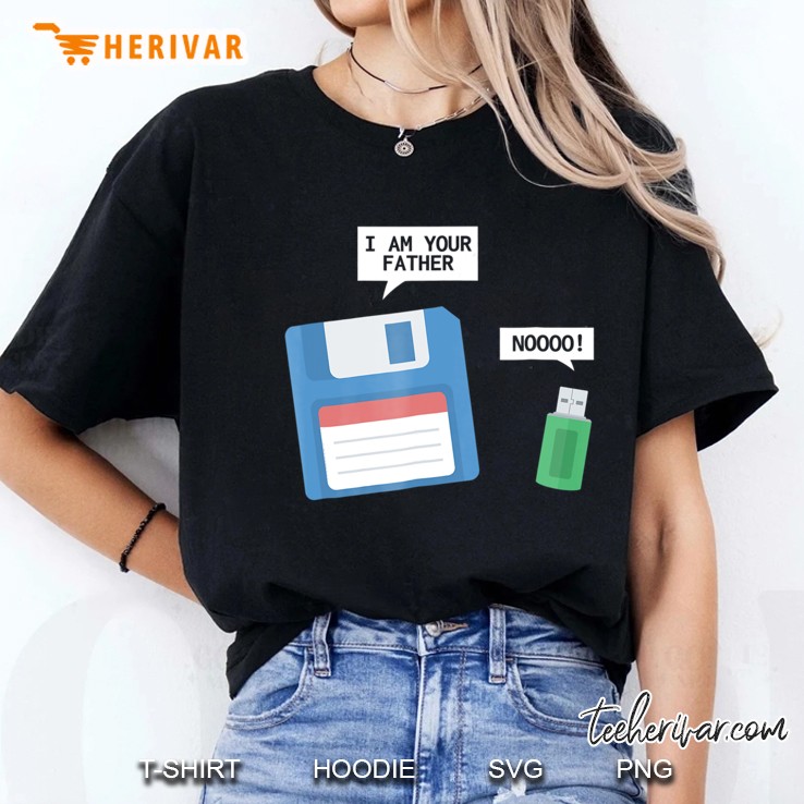 Usb Floppy Disk I Am Your Father Ladies Tee