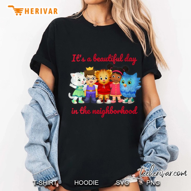 Womens Vebyhogh - Daniel Tiger And Friends V-Neck Ladies Tee