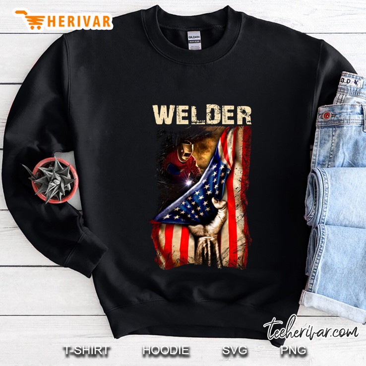 American Welder American Flag Sweatshirt