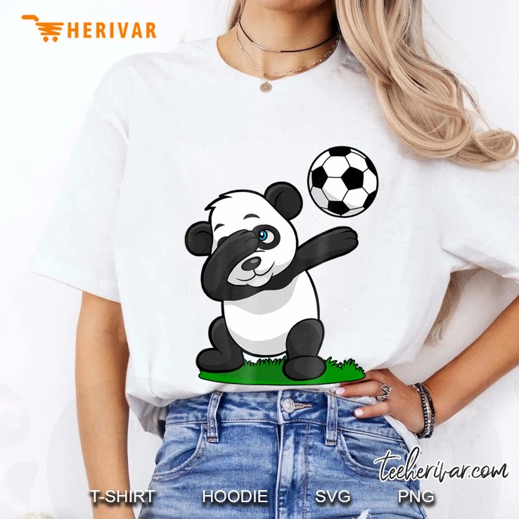 Panda Shirt - Funny Soccer Dabbing Panda Shirt Gift Ladies Tee