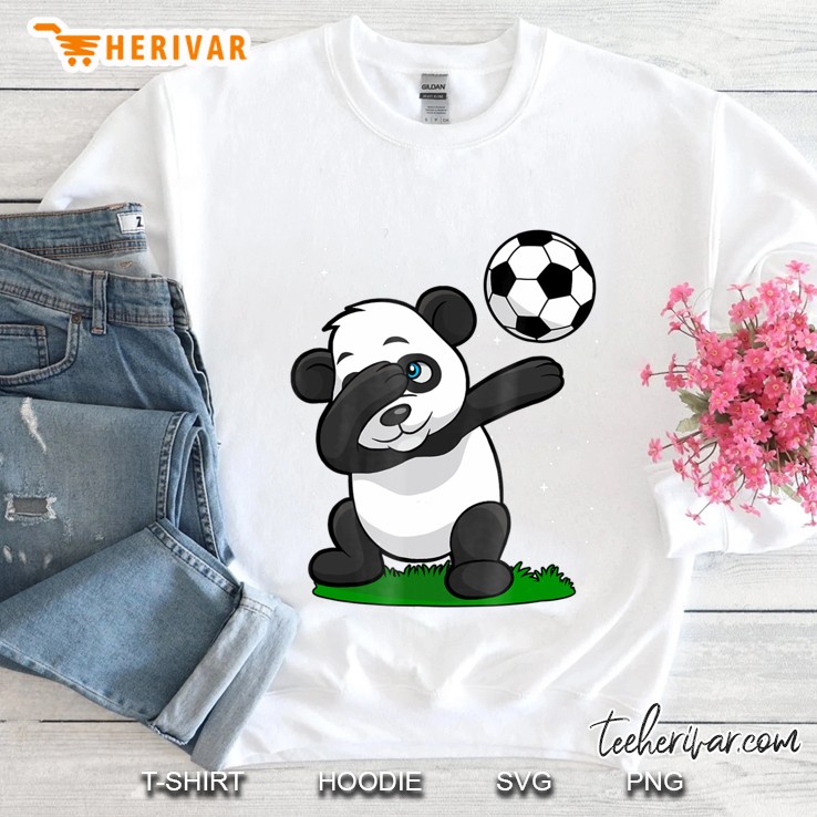 Panda Shirt - Funny Soccer Dabbing Panda Shirt Gift Sweatshirt