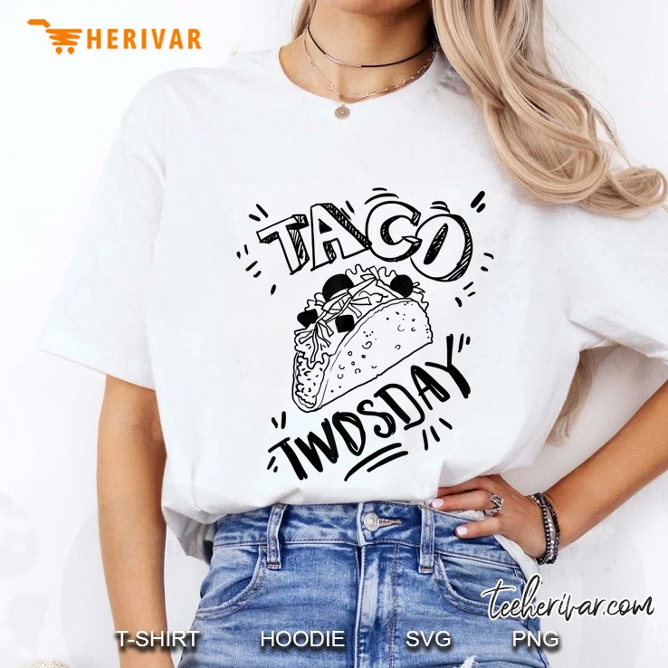 Taco Twosday Shirt 2Nd Birthday Gift Tee Ladies Tee