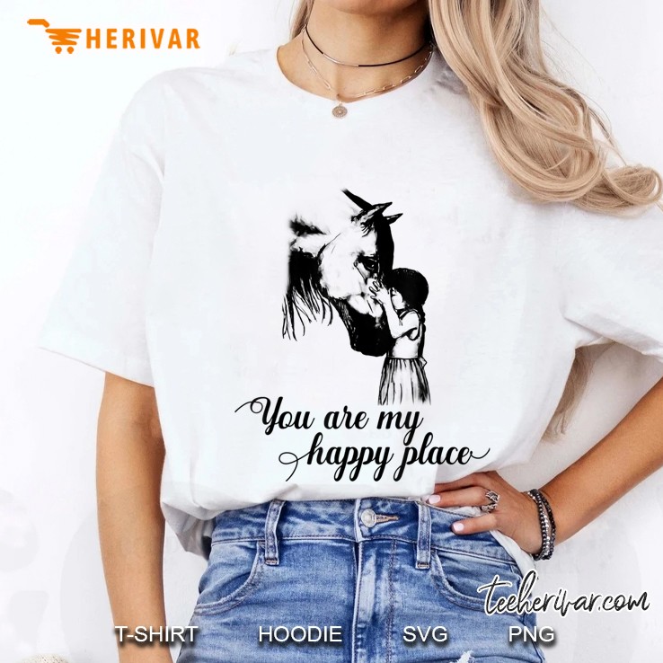 You Are My Happy Place Horse Ladies Tee