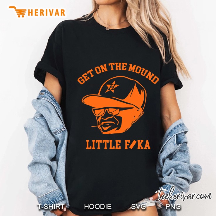 Get On The Mound Little Faka Houston Astros Ladies Tee