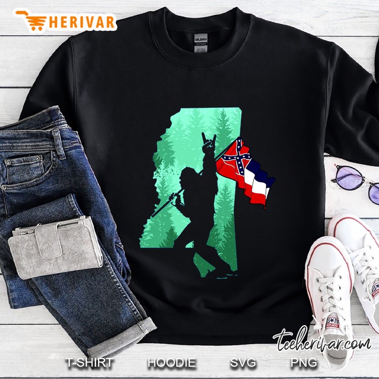 Bigfoot With Mississippi Flag Mugs