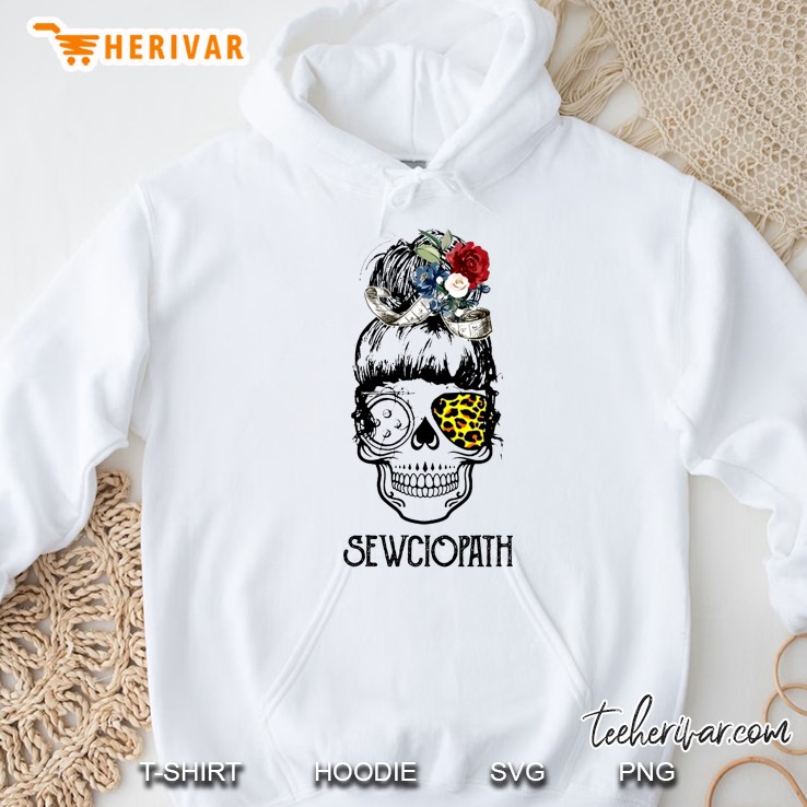 Sewciopath Sewing Lady Skull Version Hoodie