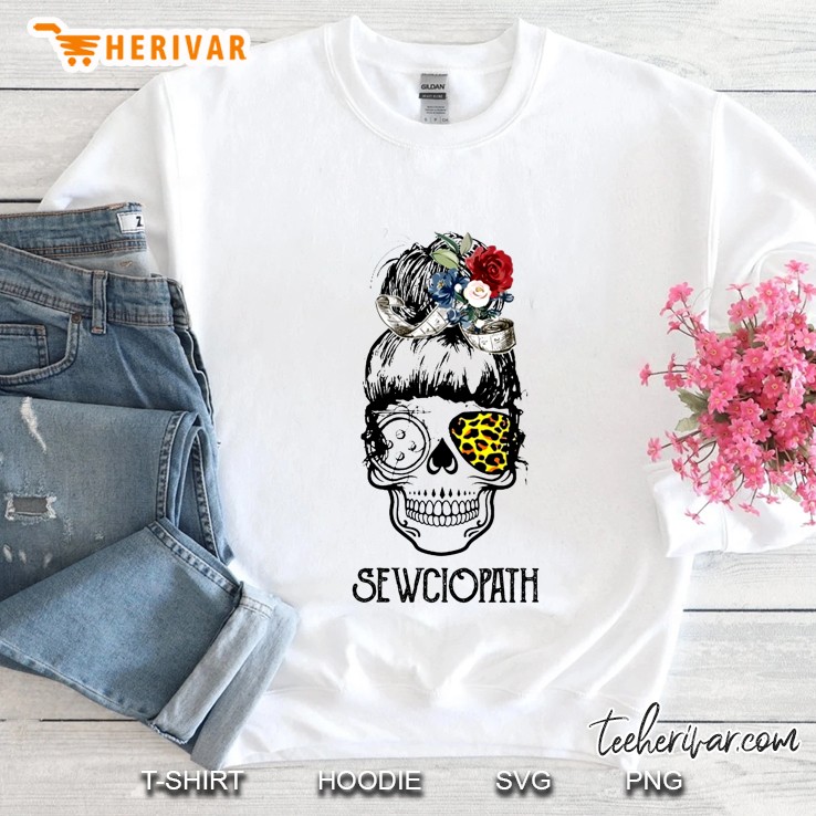 Sewciopath Sewing Lady Skull Version Sweatshirt