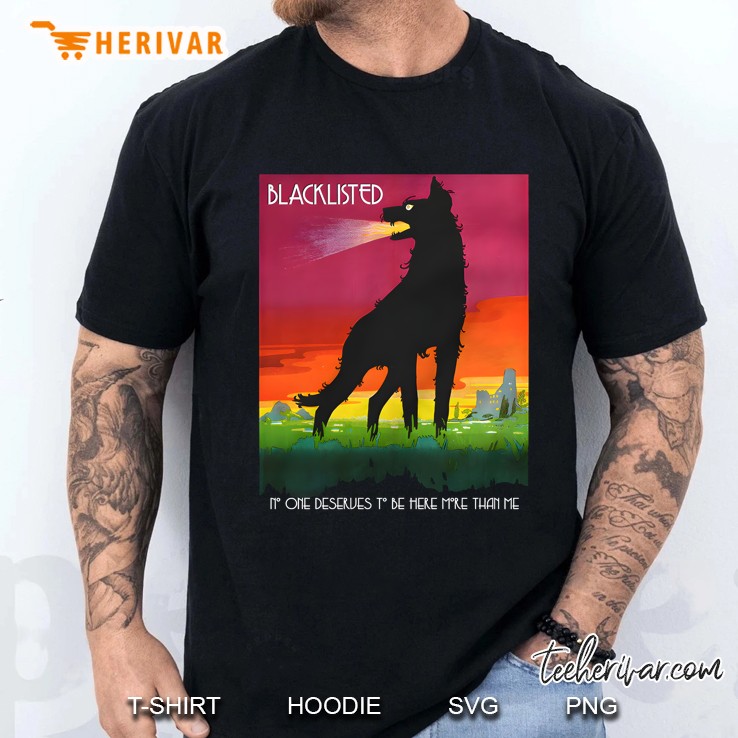 Blacklisted Wolf Men T Shirt