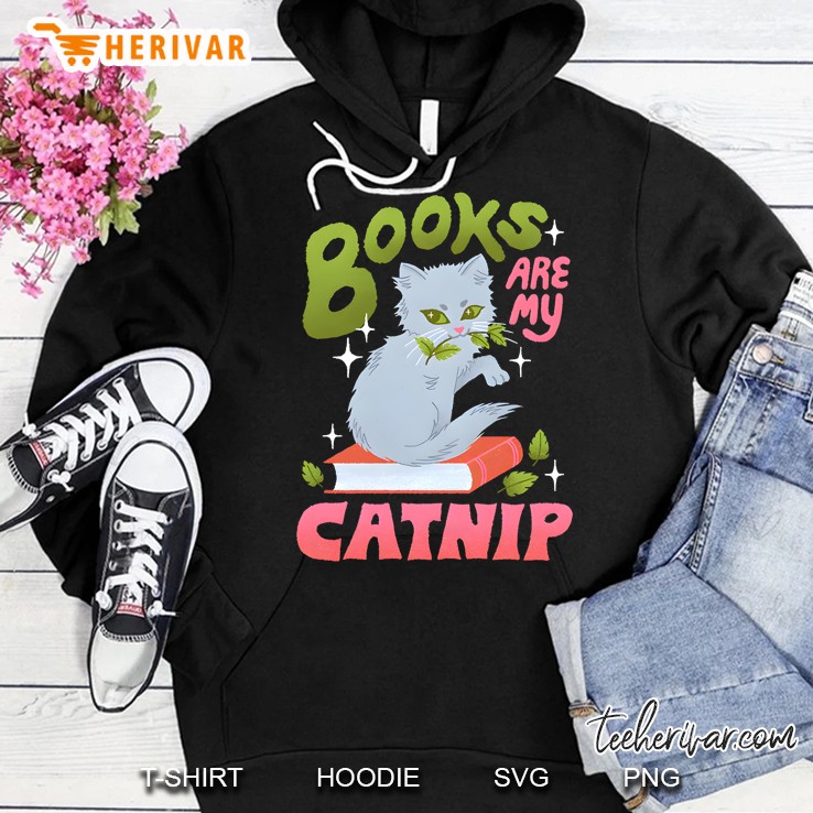 Books Are My Catnip Hoodie