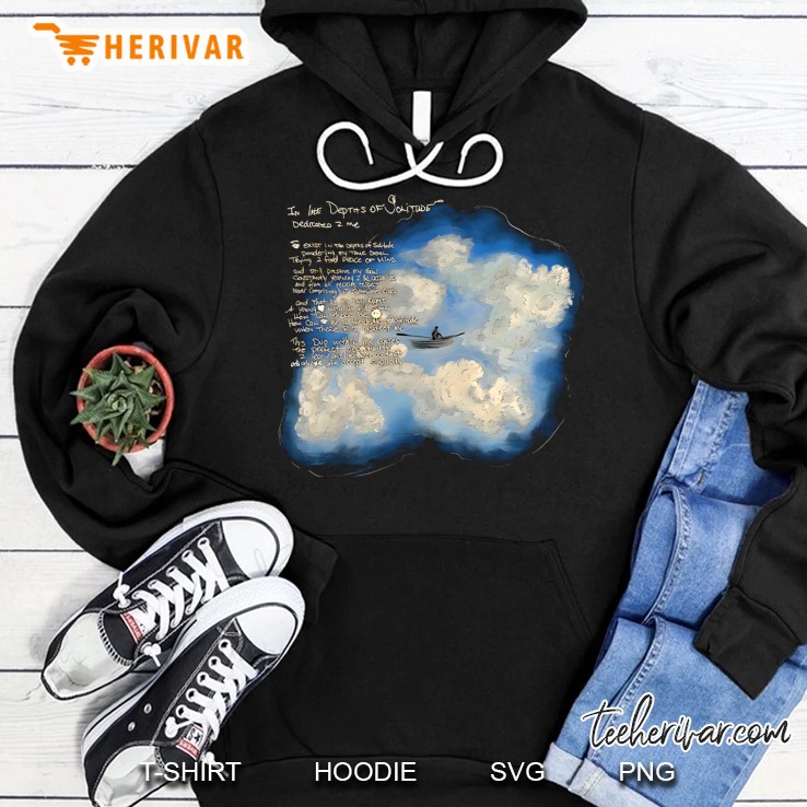 Depths Of Solitude Black Hoodie