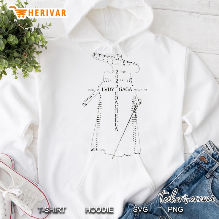 Lady Gaga Off White Silhouette Festival Hoodie