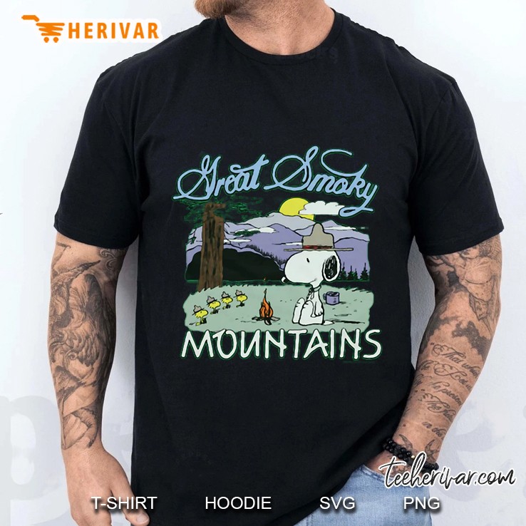 Peanuts Snoopy X Great Smoky Mountains National Park Men T Shirt