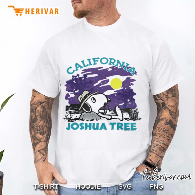 Peanuts Snoopy X Joshua Tree National Park Crewneck Men T Shirt