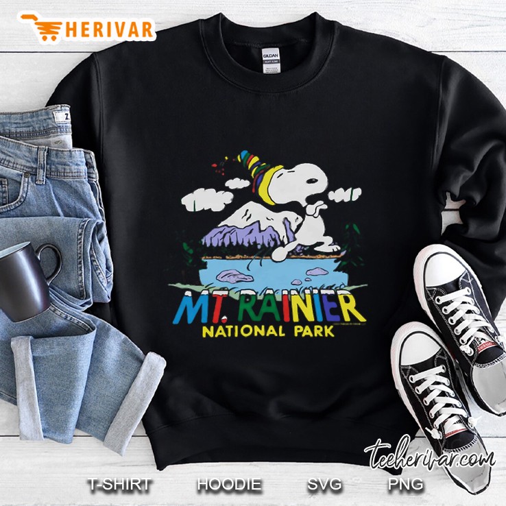 Peanuts Snoopy X Mount Rainier National Park Sweatshirt