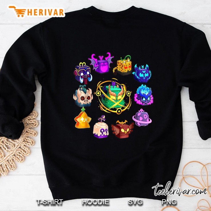 Blox Fruit Round Of Mythicales For Birthday Sweatshirt