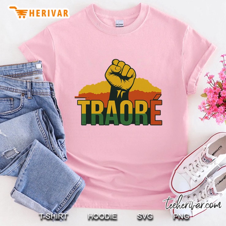 Burkina Faso Ibrahim Traore Thomas Sankara Light Pink T Shirt