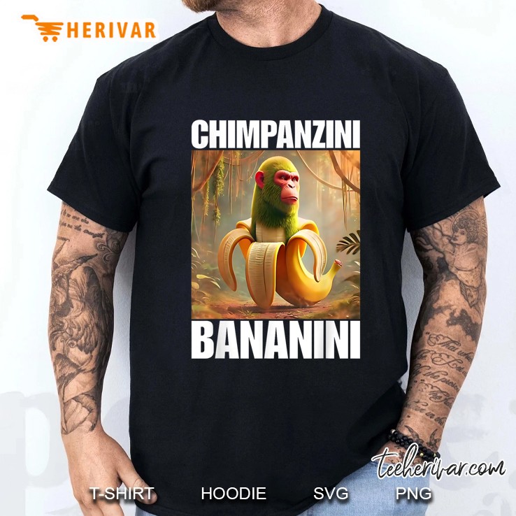 Chimpanzini Bananini Italian Brainrot Meme Men T Shirt