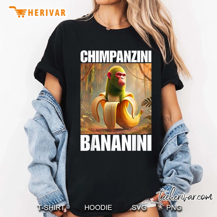 Chimpanzini Bananini Italian Brainrot Meme Women T Shirt