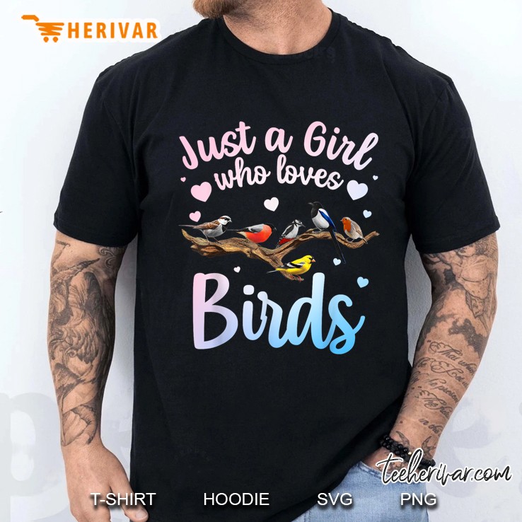 Cool Bird Watcher Art For Women Girls Birding Nerd Birder Men T Shirt